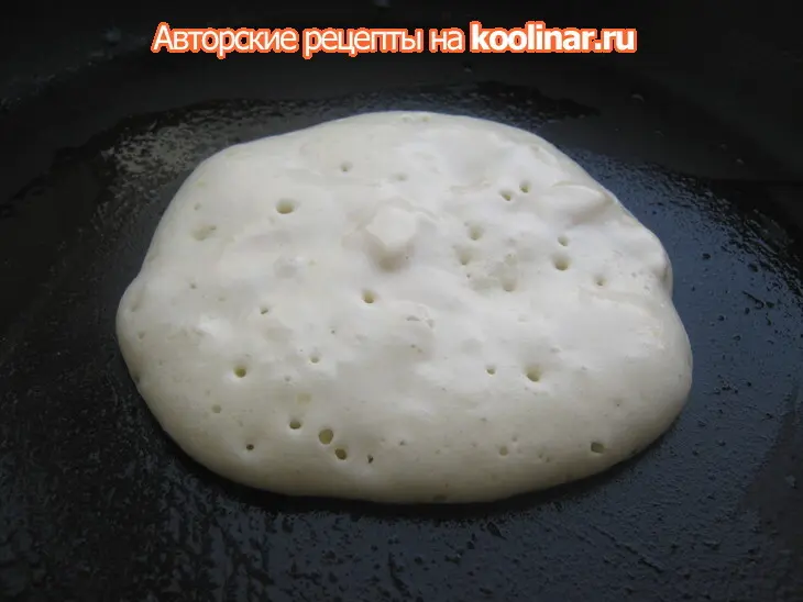 Оладьи с бананами  (banana pancakes).: шаг 6