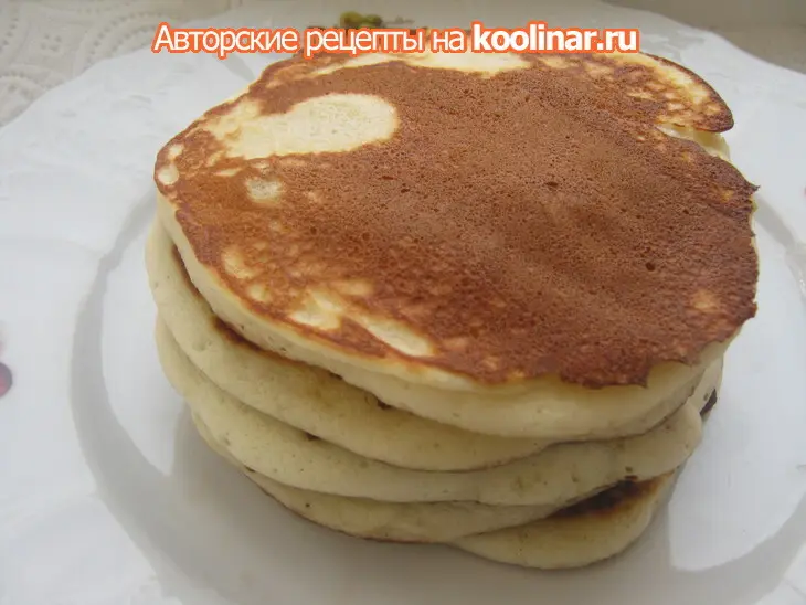 Оладьи с бананами  (banana pancakes).: шаг 7