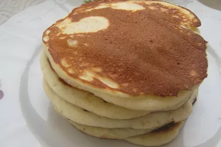 Оладьи с бананами  (banana pancakes).: шаг 7