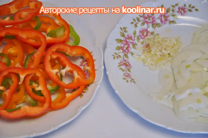 Курица "пикассо": шаг 1
