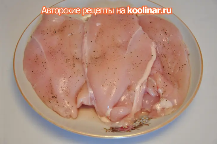 Курица "пикассо": шаг 2