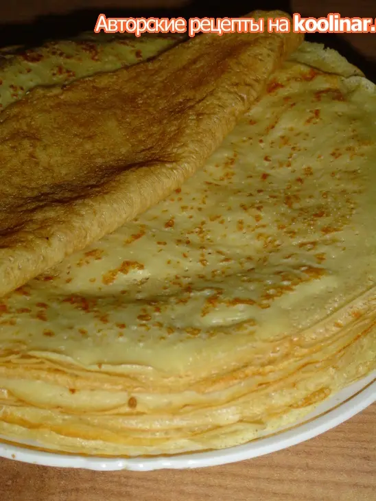 Блинчики с карамелизированными яблоками, маком и творожным кремом: шаг 1