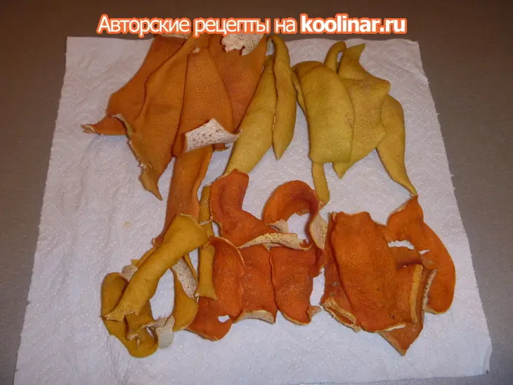 Цитрусовая цедра длительного хранения: шаг 7