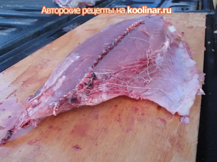 Тунец с фенхелем и апельсином: шаг 2