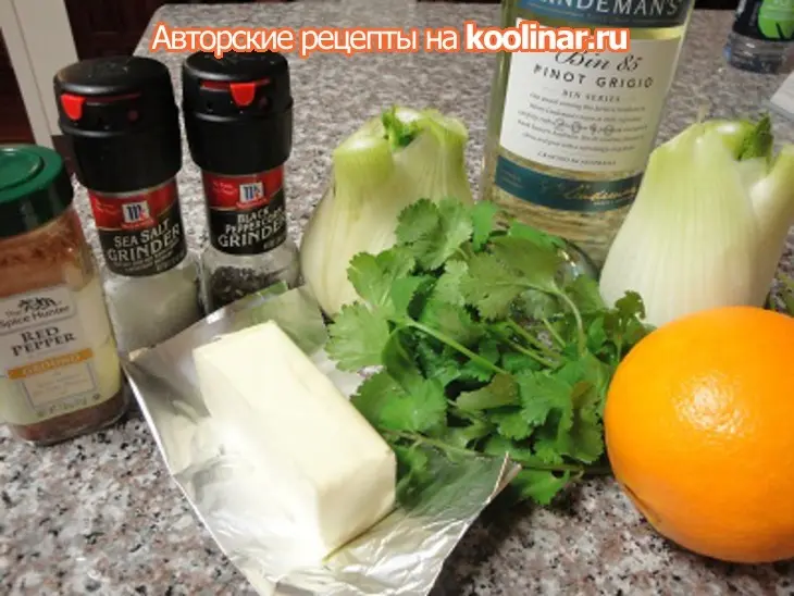 Тунец с фенхелем и апельсином: шаг 3