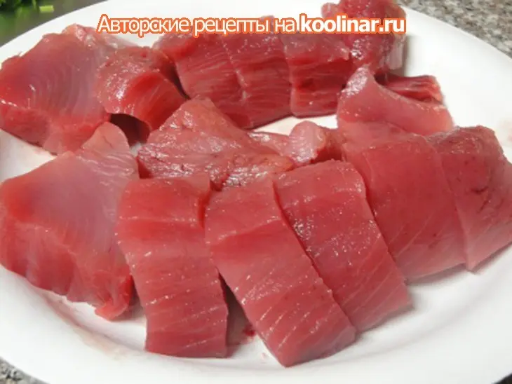 Тунец с фенхелем и апельсином: шаг 5