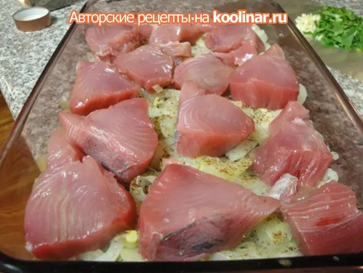 Тунец с фенхелем и апельсином: шаг 6