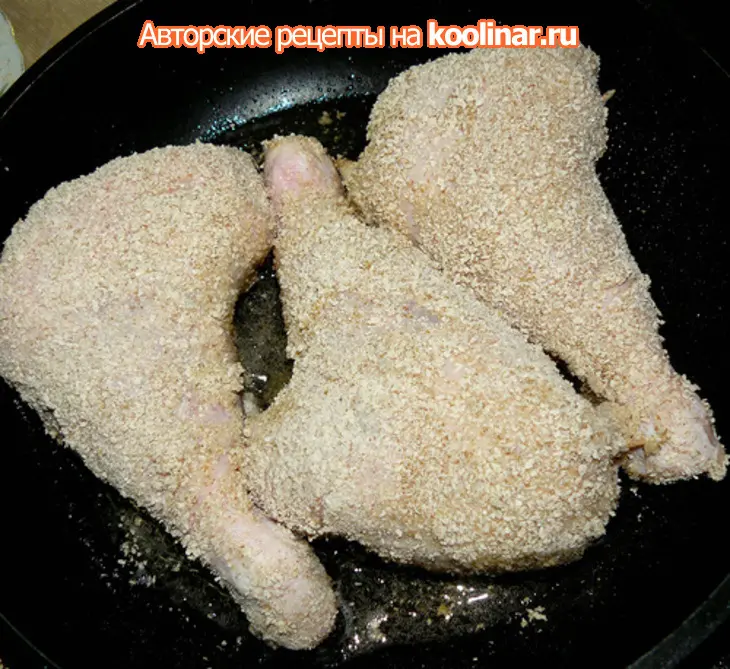Ножки, фаршированные брынзой и кедровыми орешками: шаг 3