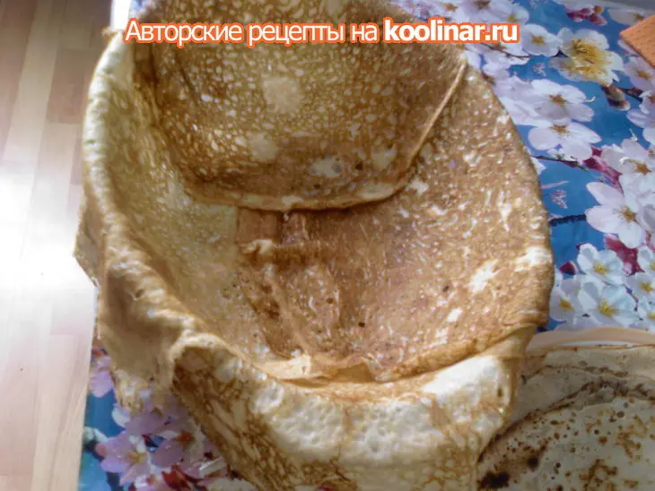 Блинный пирог  "3 желания": шаг 4