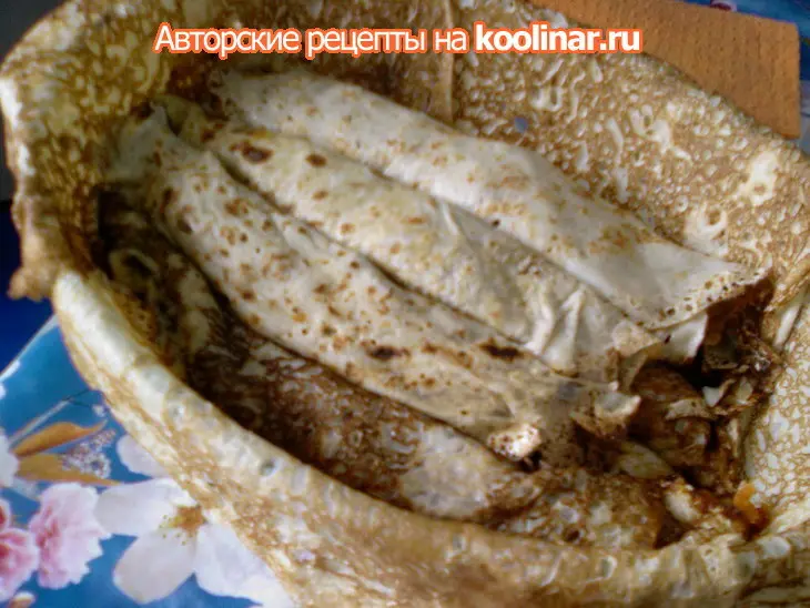 Блинный пирог  "3 желания": шаг 6