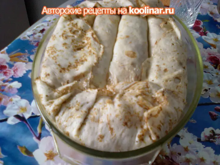 Блинный пирог  "3 желания": шаг 7