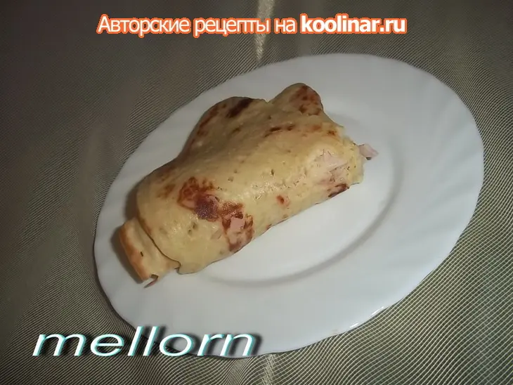 Овсяные блинчики с грудинкой: шаг 6