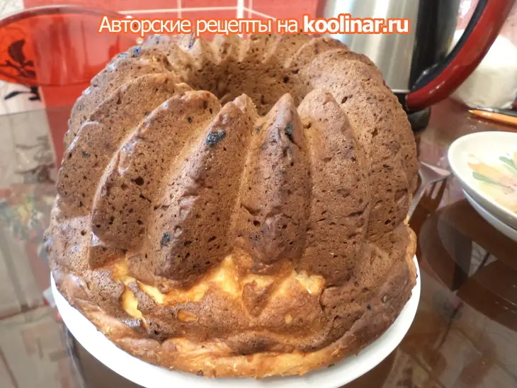 Кекс шоколадно -кофейный к дню защитника отечества и с масленицей!!! . (дуэль): шаг 3
