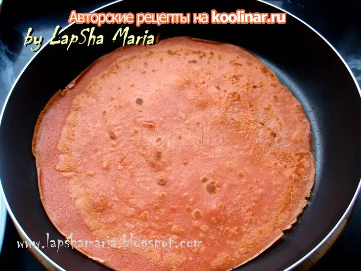 Блинные роллы с курицей и оливками: шаг 6