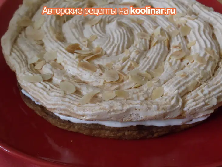 Безейный торт  с яичным ликёром или как пристроить белки №2 )): шаг 5