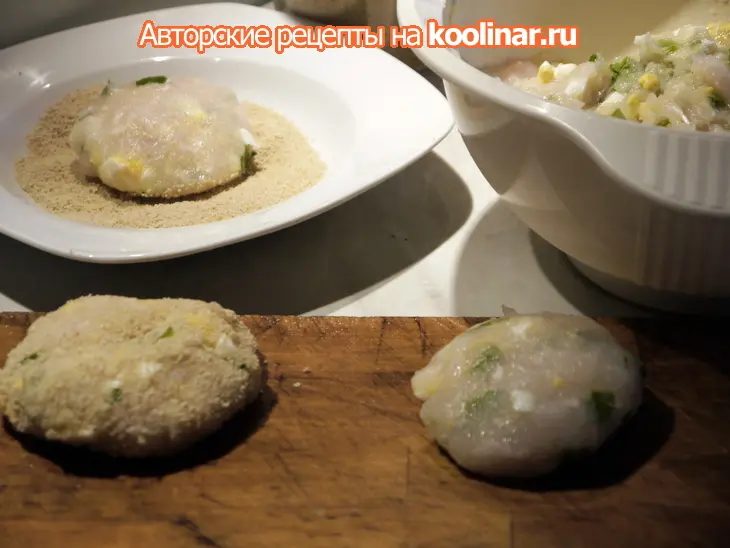 Рыбные котлеты „фантазия“: шаг 2