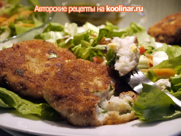 Рыбные котлеты „фантазия“: шаг 4