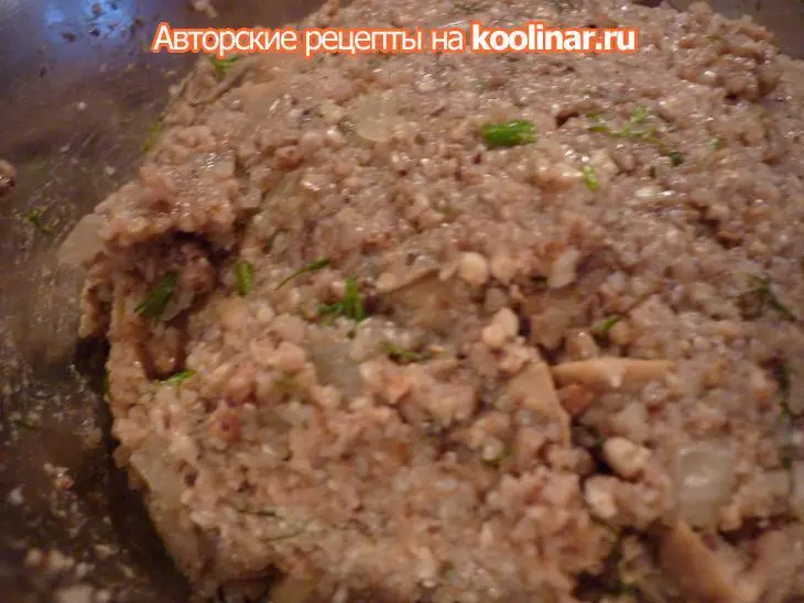 Гречневые котлеты с солёными грибами.(дуэль): шаг 7