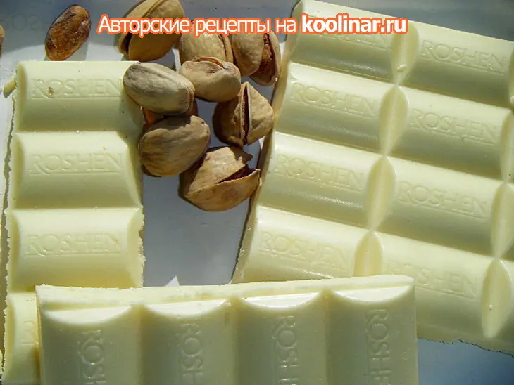 Нежный десерт с белым шоколадом и ликёром бейлиз: шаг 2
