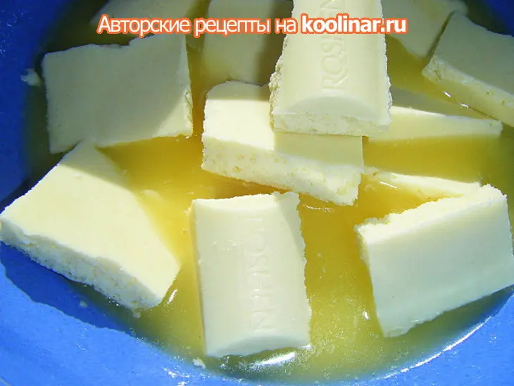 Нежный десерт с белым шоколадом и ликёром бейлиз: шаг 4