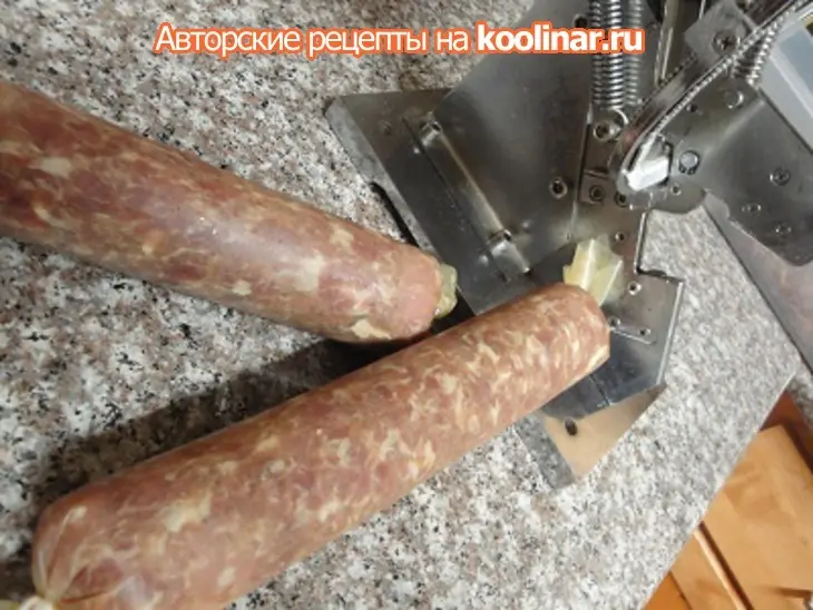 Колбаса ветчино-рубленная: шаг 4