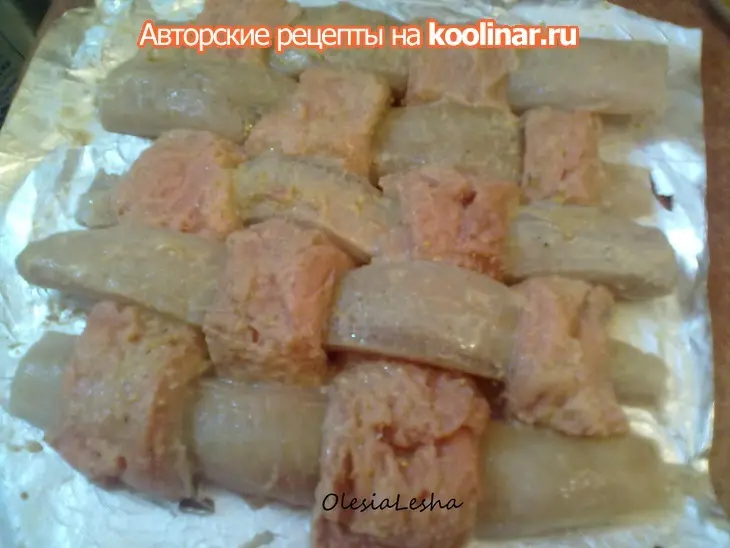Картофельные грибы,ароматно-плетеная рыбка...+сырные шарики с сюрпризом))): шаг 10