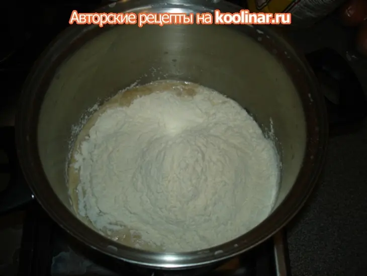 Блинный торт "касаточка": шаг 2