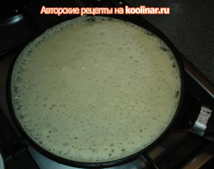 Блинный торт "касаточка": шаг 7