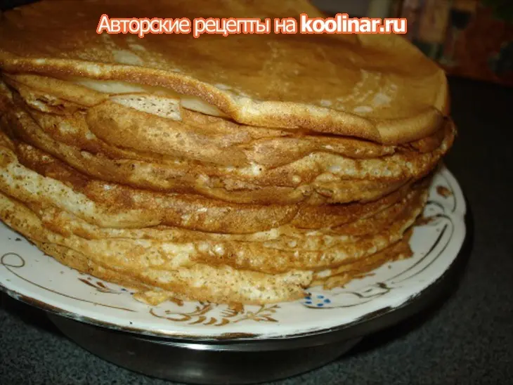 Блинный торт "касаточка": шаг 8