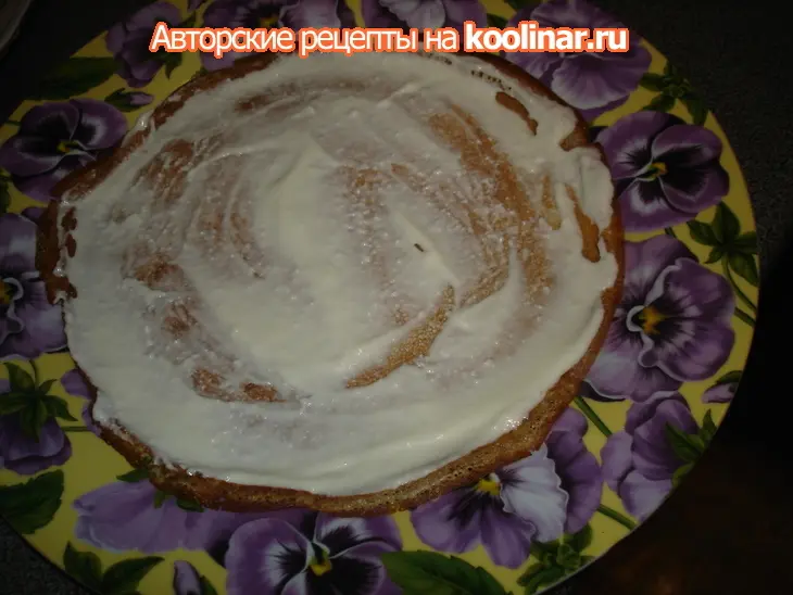 Блинный торт "касаточка": шаг 12