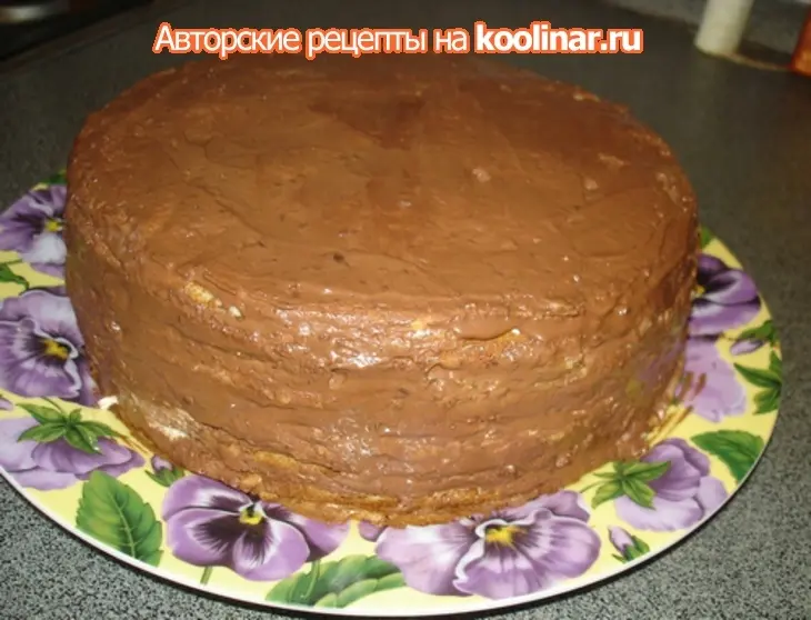 Блинный торт "касаточка": шаг 16
