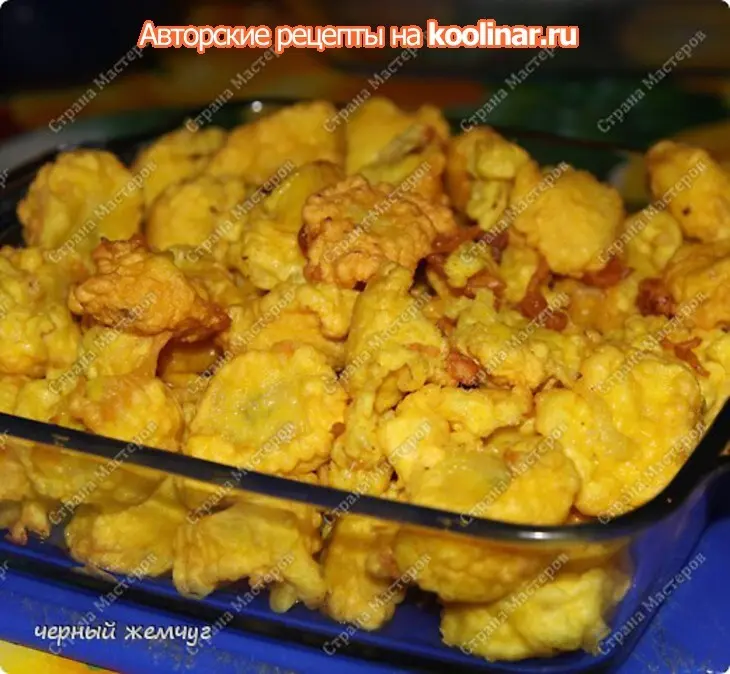 Бананы в кляре: шаг 5