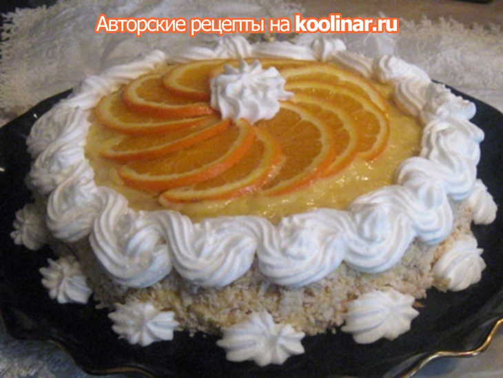 Торт "апельсиновый аромат": шаг 8