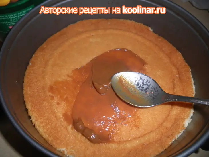 Postre chaja, аргентинский торт: шаг 1