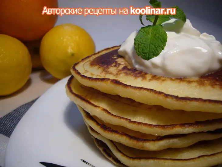 Лимонные панкейки.: шаг 5