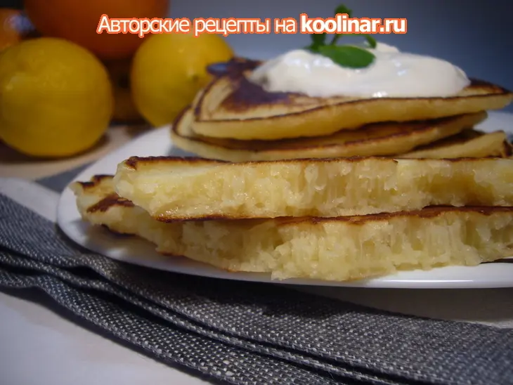 Лимонные панкейки.: шаг 6