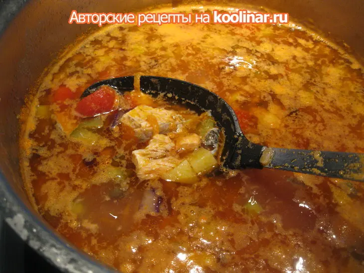 Солянка рыбная  по-домашнему.: шаг 8