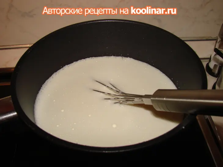 Фисташково-жимолостное мороженное в виде полена: шаг 6