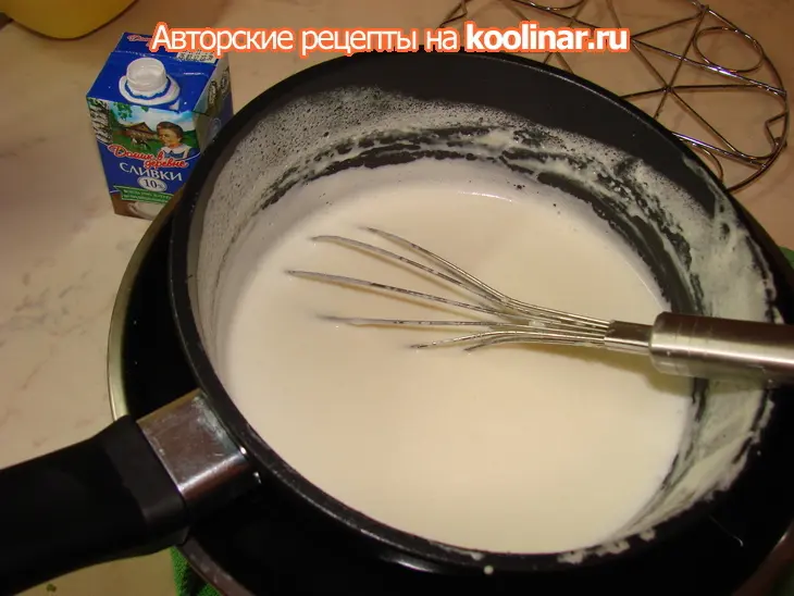 Фисташково-жимолостное мороженное в виде полена: шаг 7