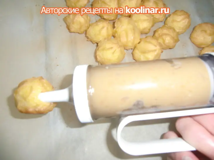 Vannbakkels или пасхальные эклерчики: шаг 10
