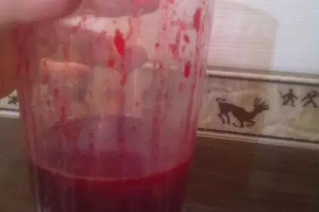 Коктейль из персиков мельбы "pfirsich melba drink"+тонизирующий морс для детей))): шаг 5