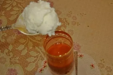 Абрикосовый щербет " солнышко в бокале": шаг 5