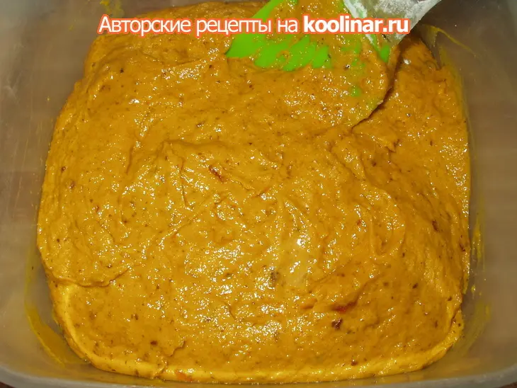 Морковно-финиковый кекс, для тех кто постится: шаг 2