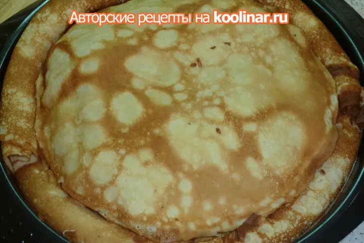Блинный каравай "то, что любо выбирай": шаг 12