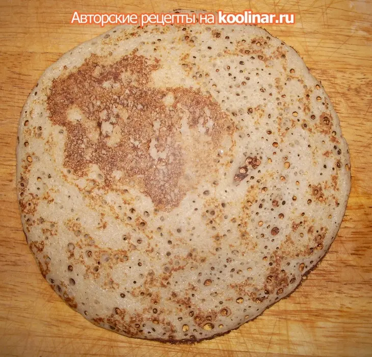 Гречнево - пшеничные блины сдобные (половинные). старинный рецепт от в.в. похлебкина: шаг 11