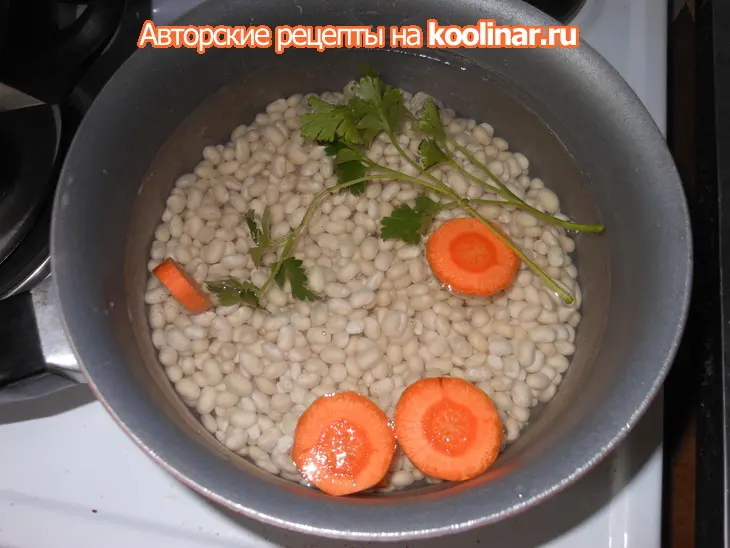 Сливочный суп из белой фасоли: шаг 2