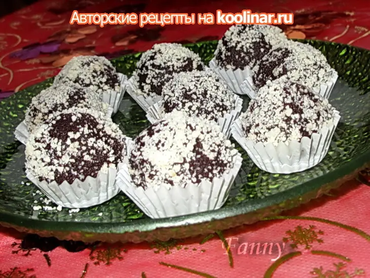 Конфеты с шоколадом и сиропом "гренадин": шаг 6