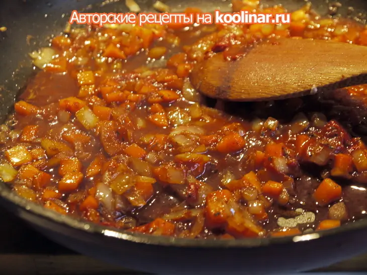 Гуляш на солодовом безалкогольном пиве: шаг 3