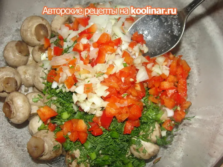 Красавцы шампиньоны: шаг 4