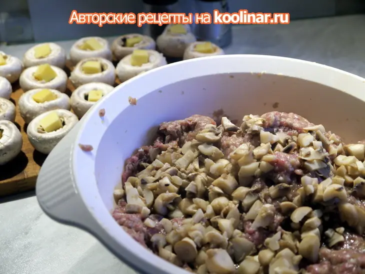 Тефтели с грибами „боровички“: шаг 4